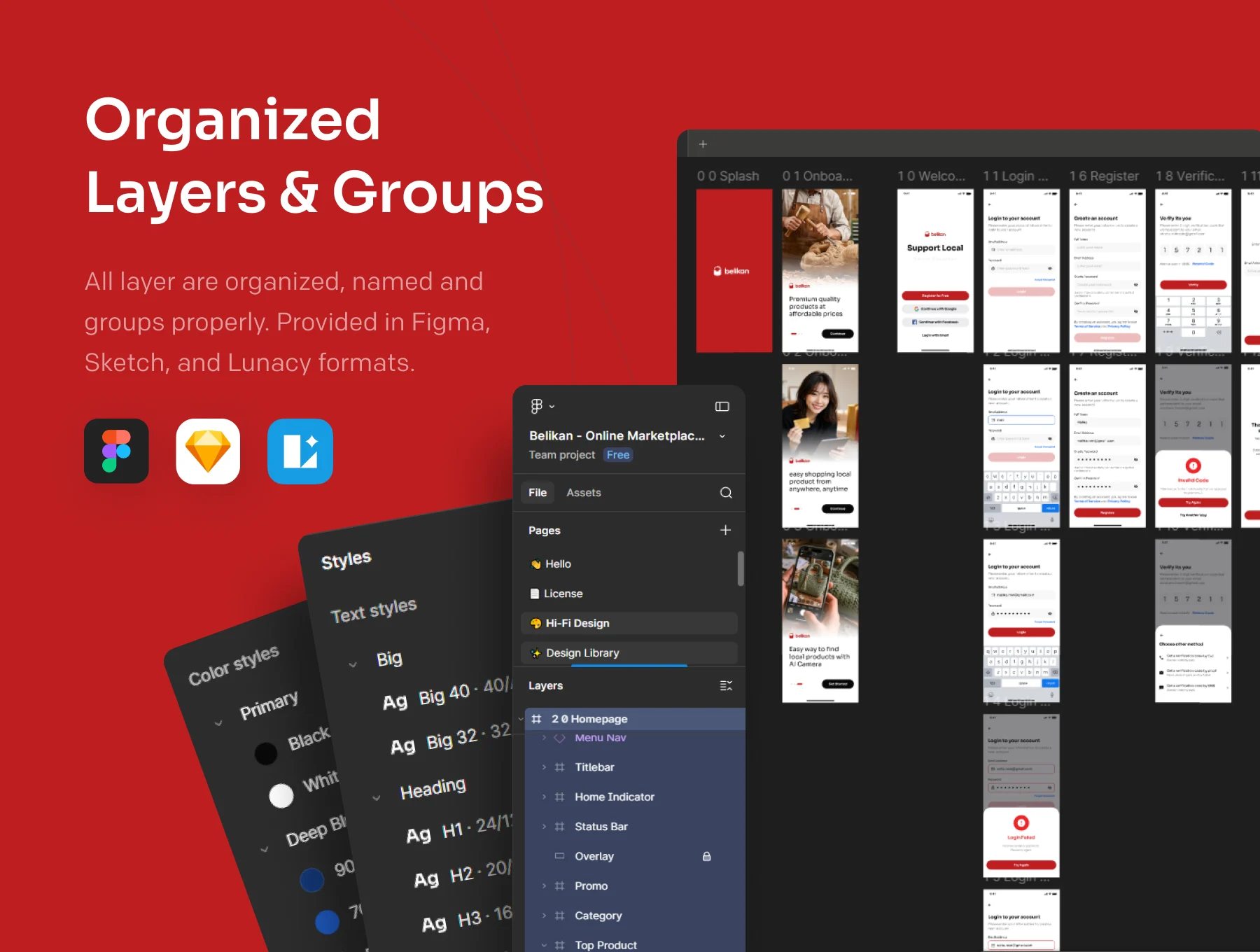 Belikan - Small to Medium E-Commerce Mobile App UI Kit 7