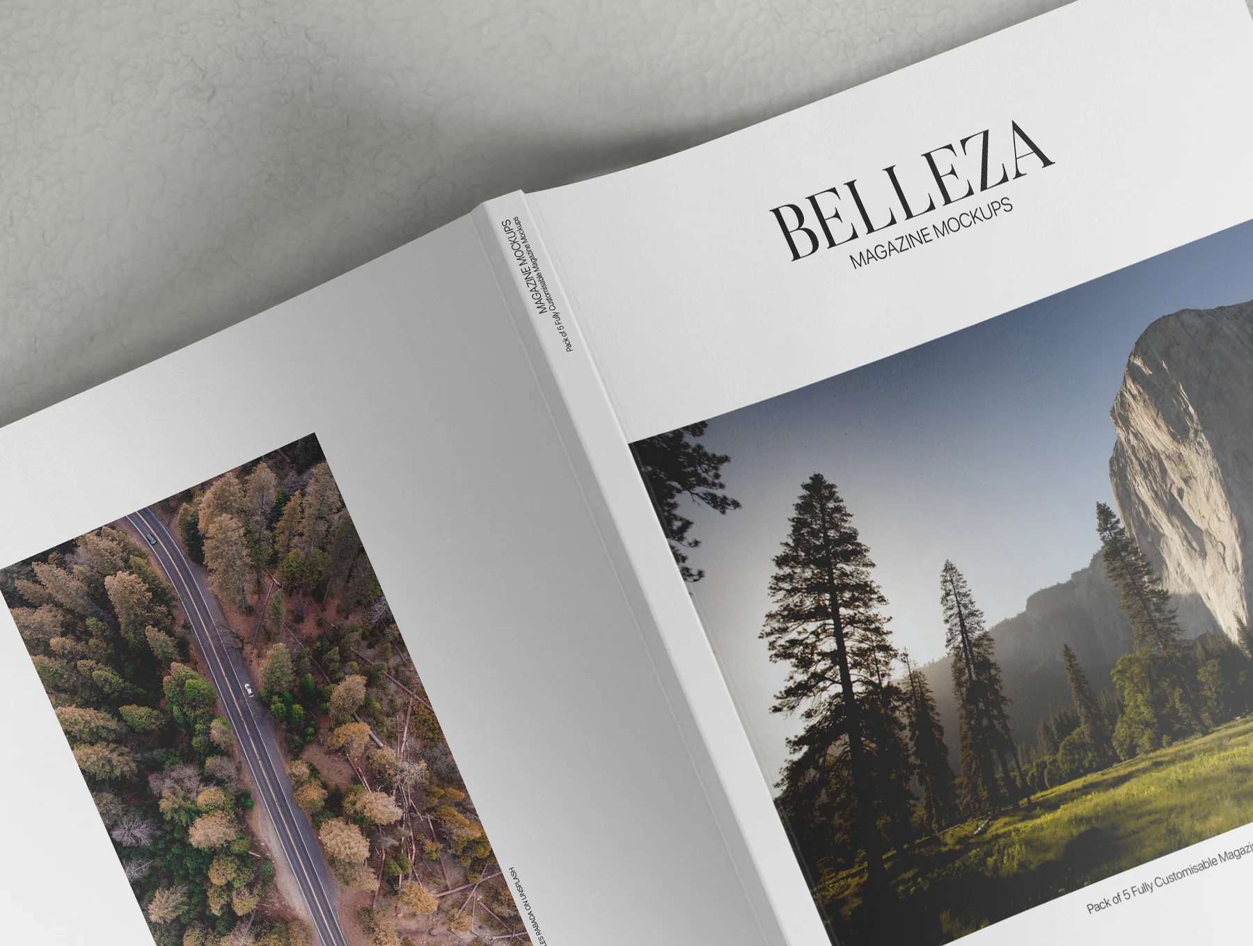 Belleza - A4 Magazine Mockups Pack 3