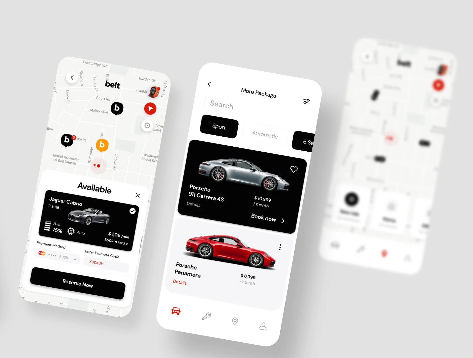 Belt App UI kit 8