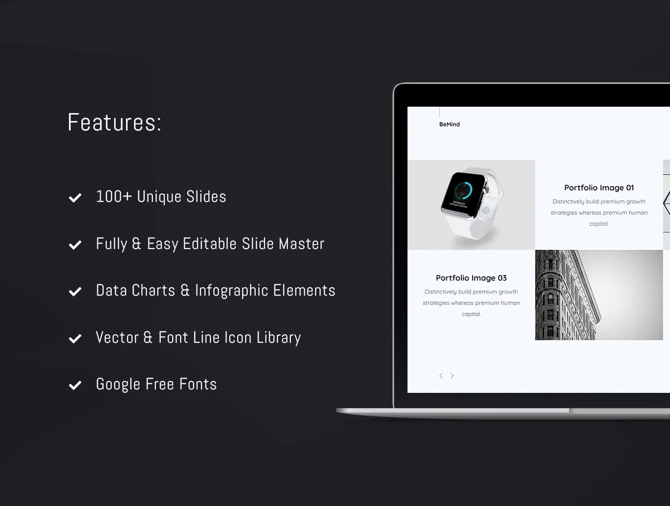BeMind Minimal Template 2