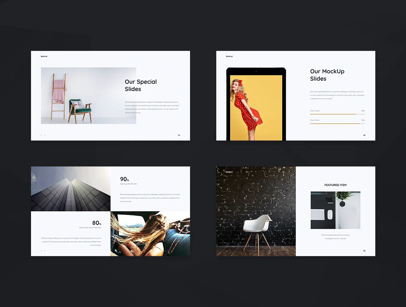 BeMind Minimal Template 6