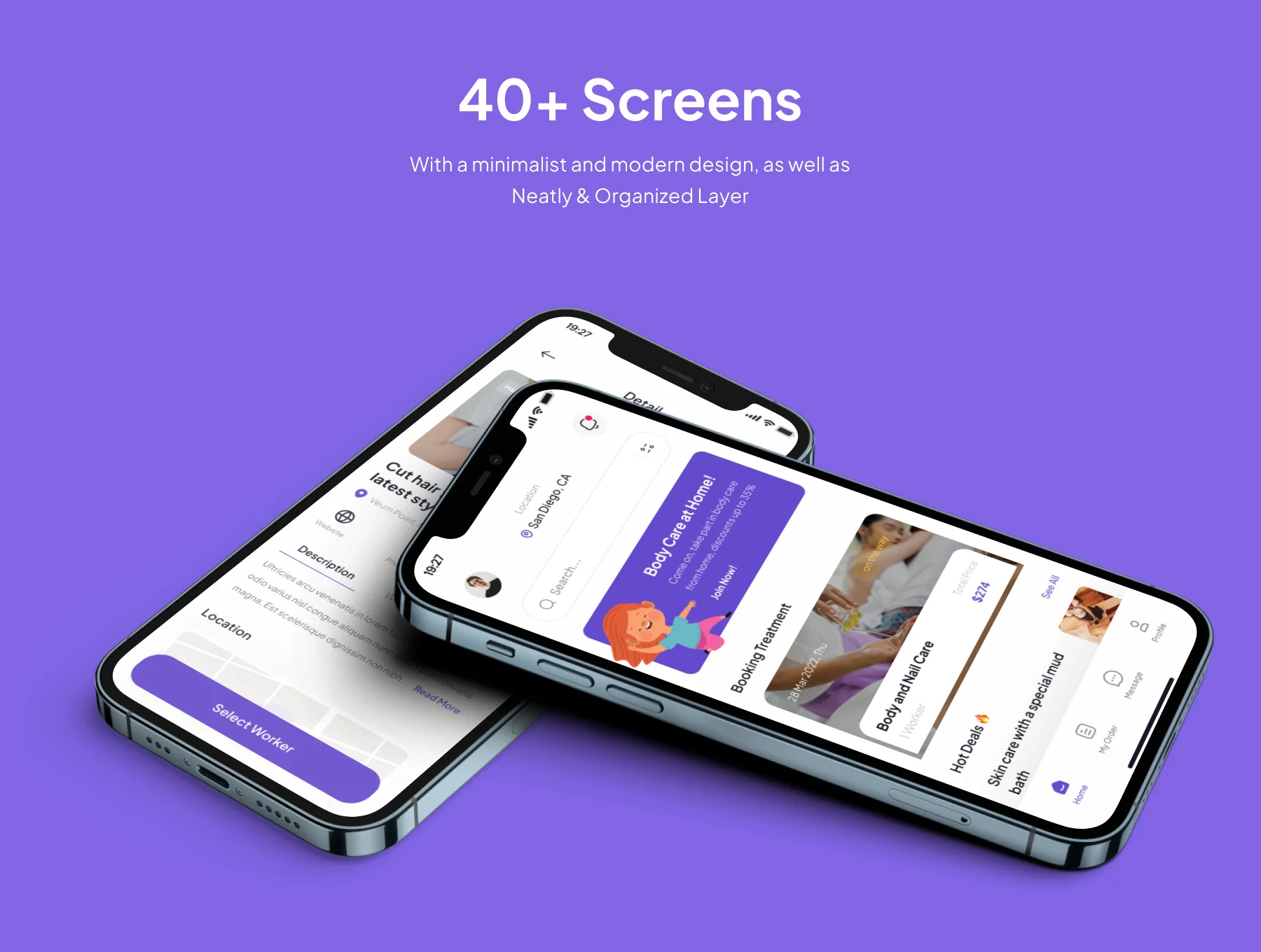 Benety - Beauty Appointment App UI Kits 3