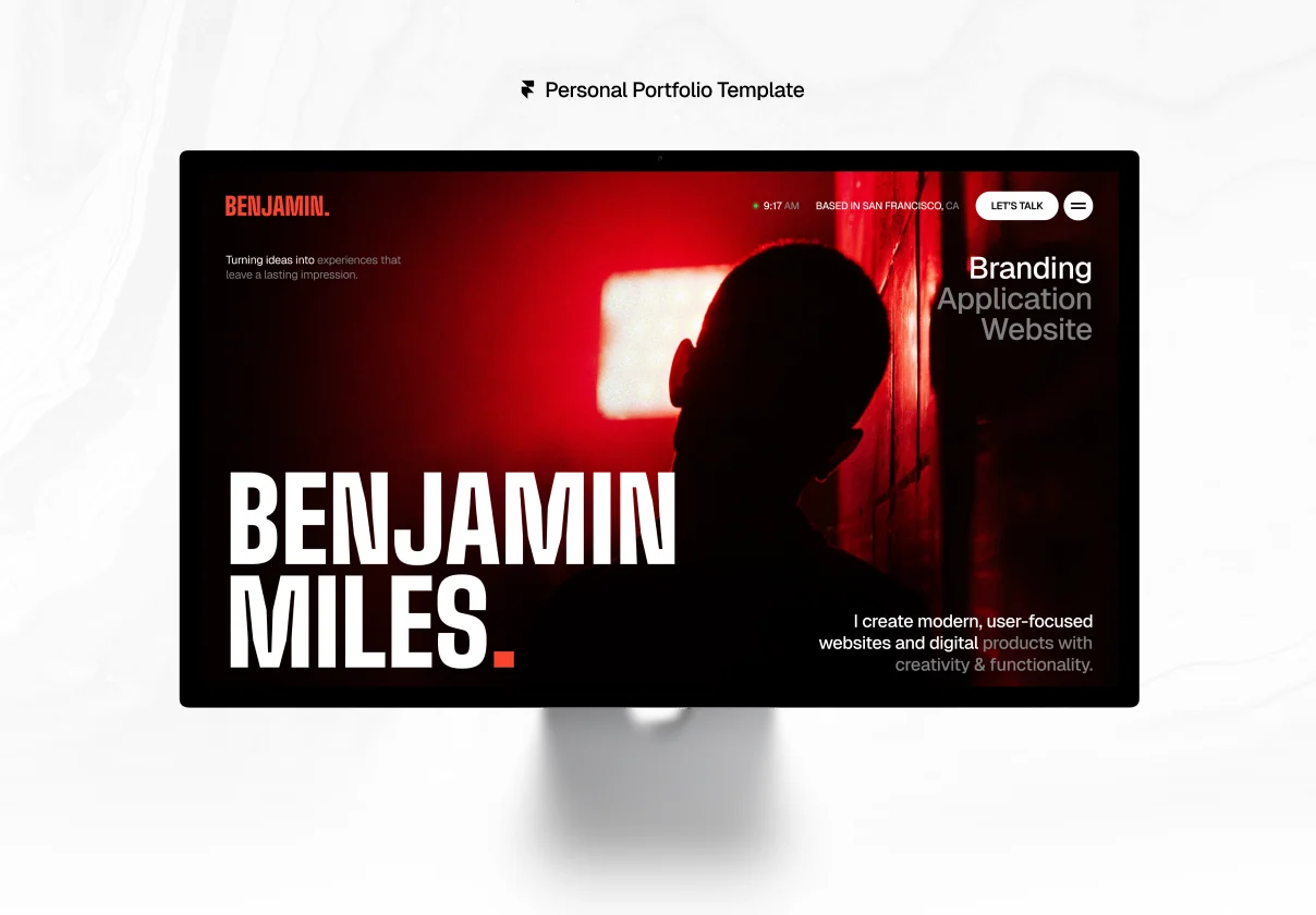 BENJAMIN — Framer Template