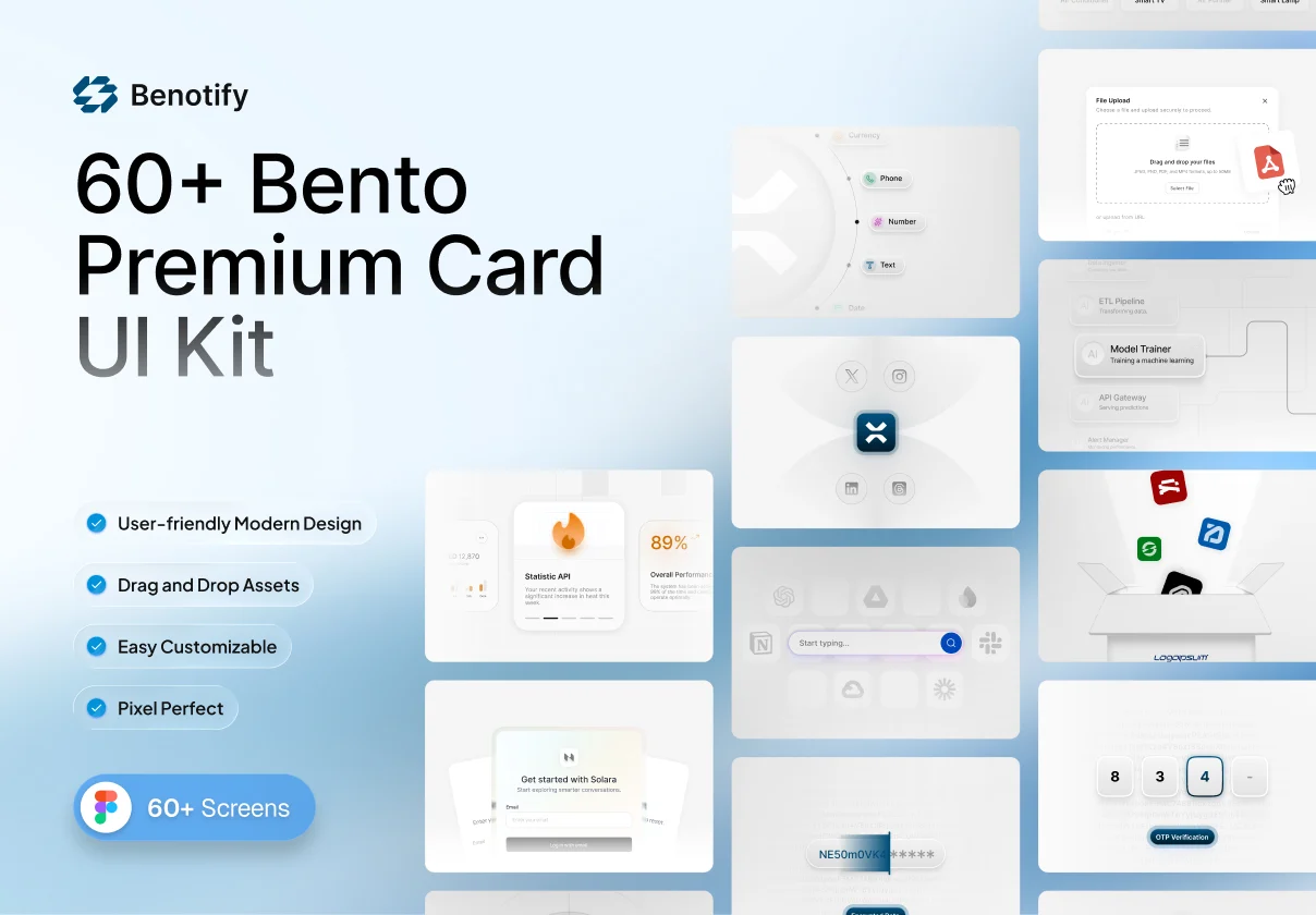 Benotify - Bento Premium Card KIT