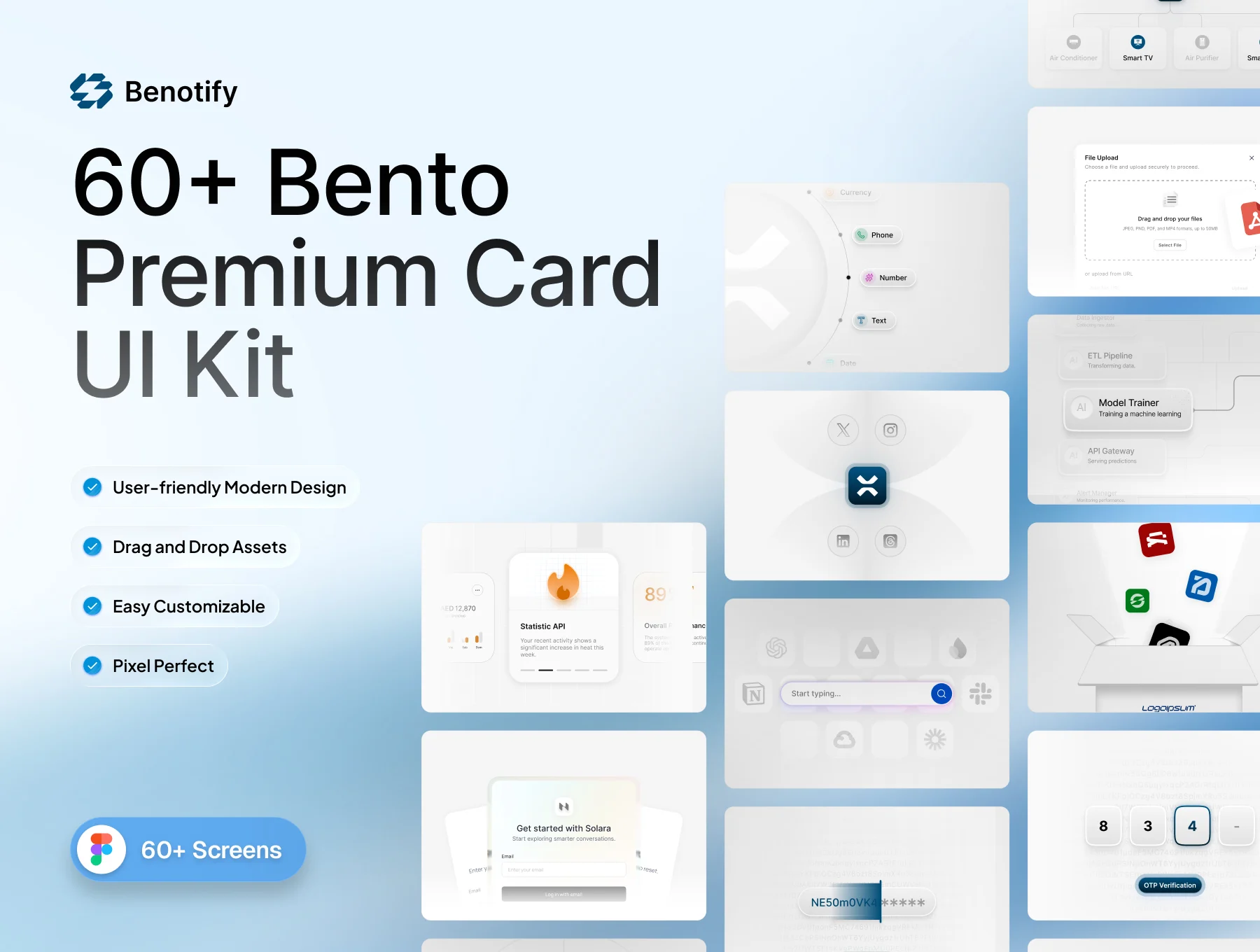 Benotify - Bento Premium Card KIT