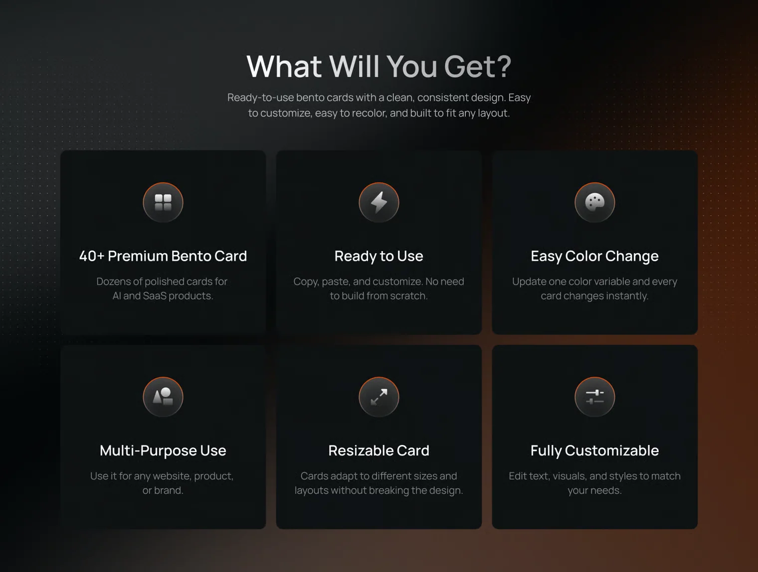 Bentix - AI & SaaS Bento Card Kit 2
