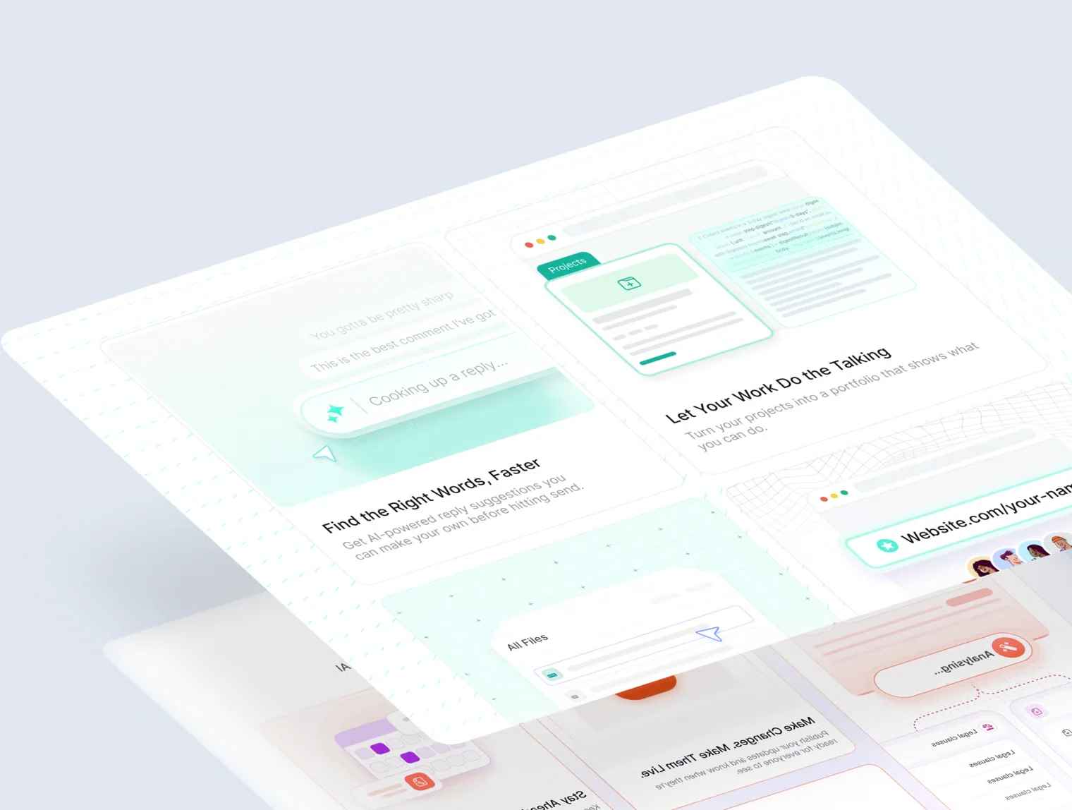 Bento Cards & Sections — SaaS & AI Figma Kit 5