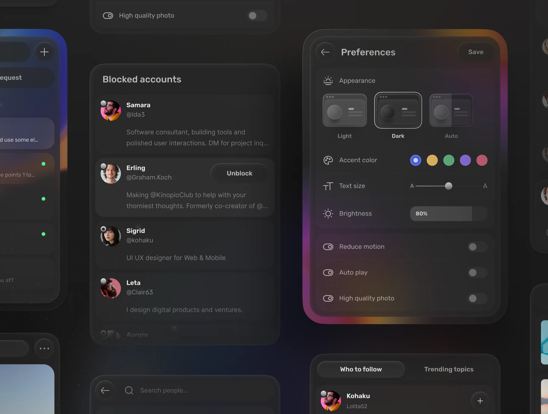 🍱 SimpleSocial: Social Network UI Kit 8