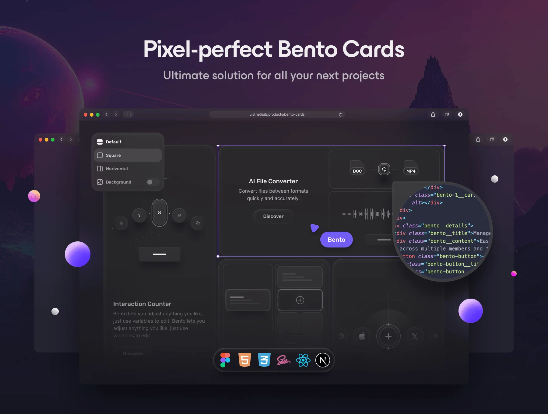 🍱 Bento Cards: Multipurpose 2