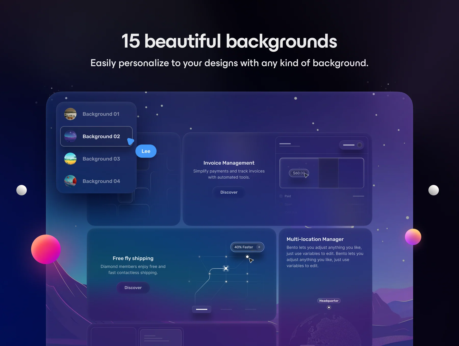 🍱 Bento Cards for Framer 6
