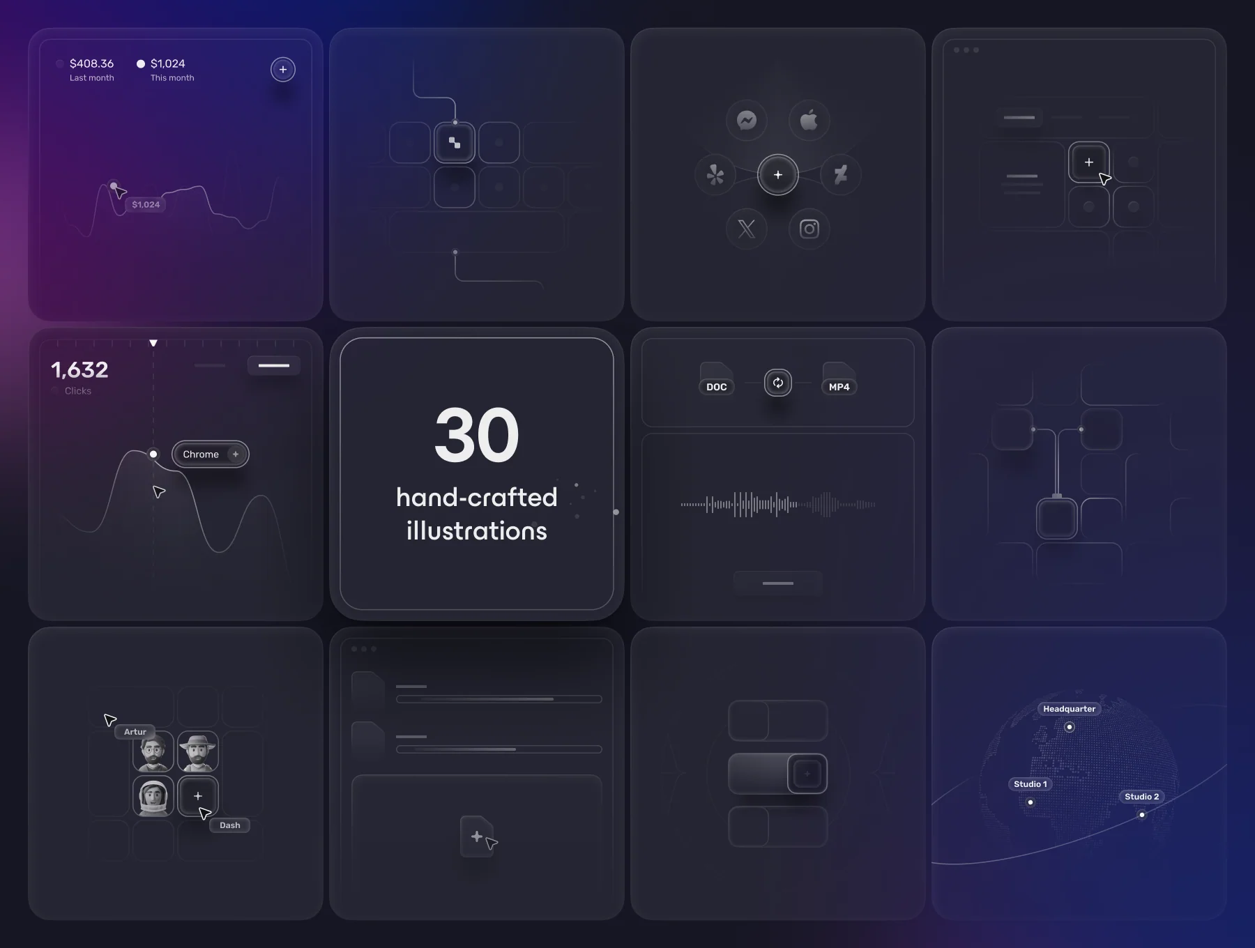 🍱 Bento Cards for Framer 7