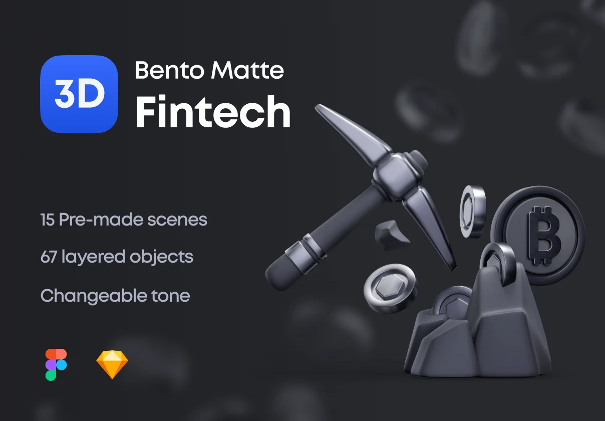 Bento Matte 3D Fintech
