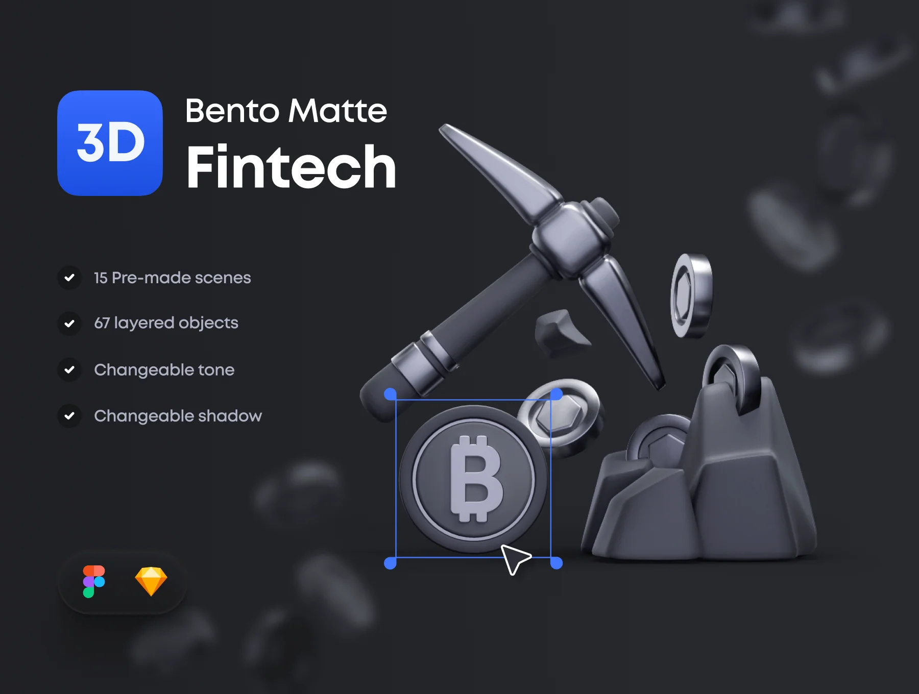 Bento Matte 3D Fintech