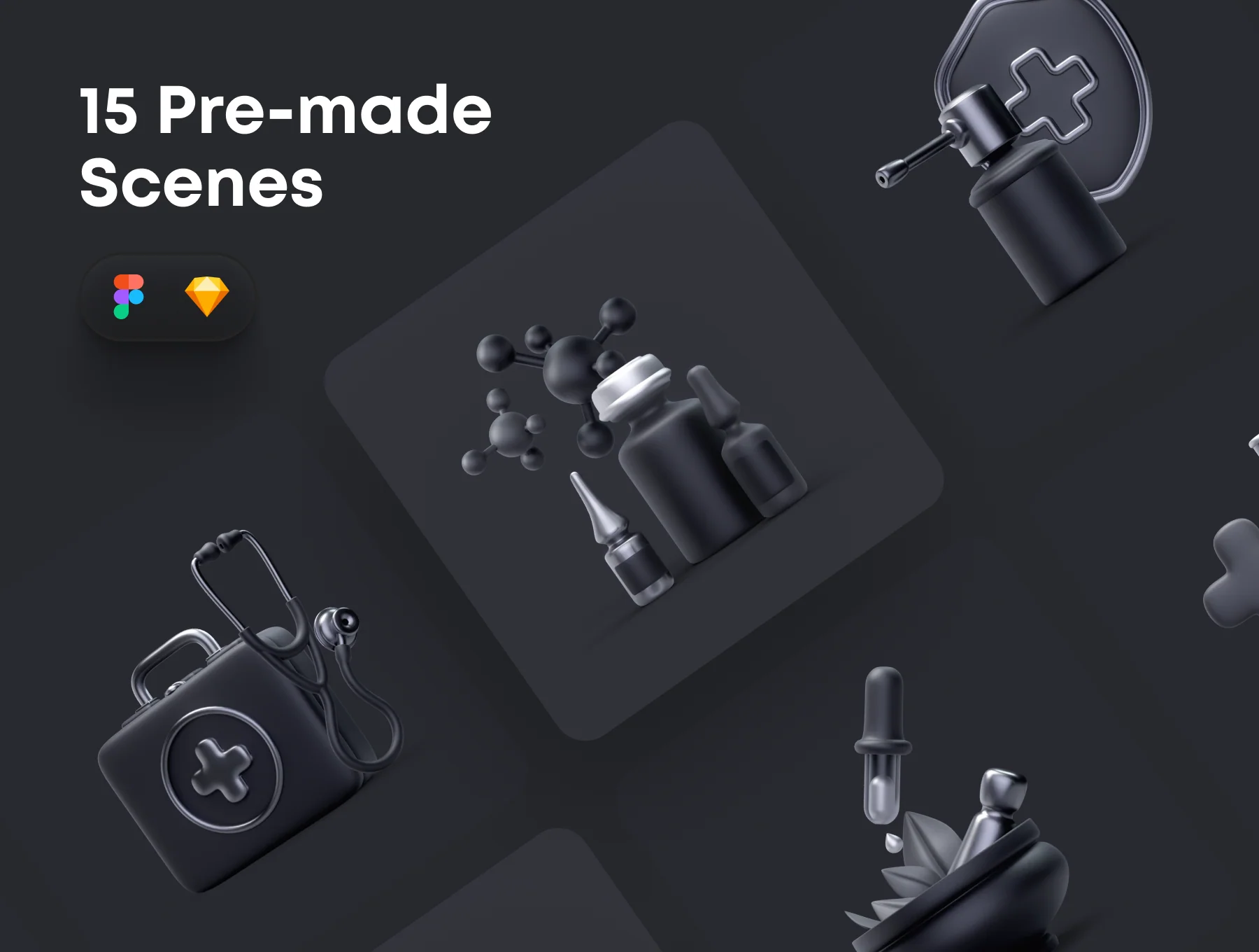 Bento Matte 3D Medicine 4