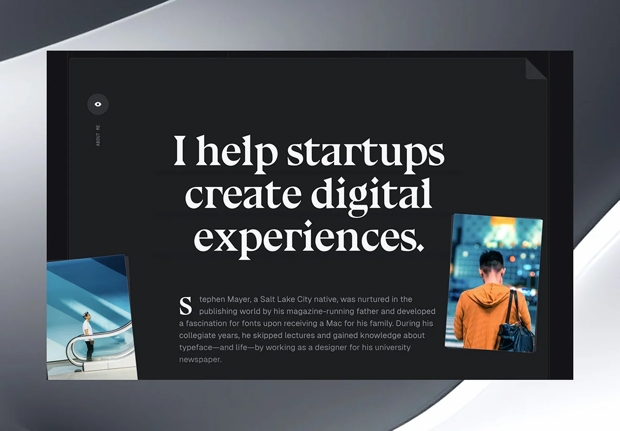 Benton — Personal Portfolio Framer Template