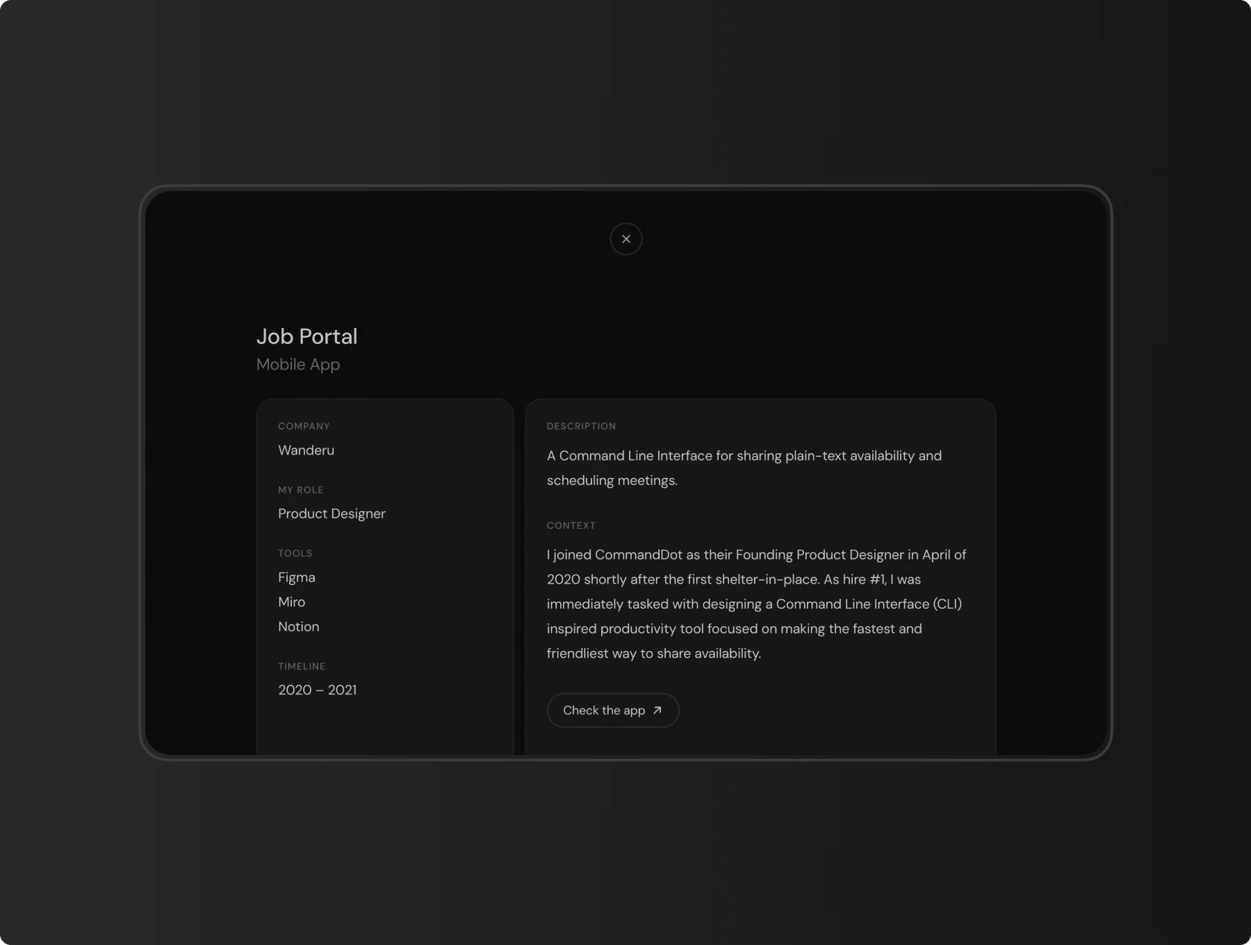 BentoX – Personal Portfolio Framer Template 3