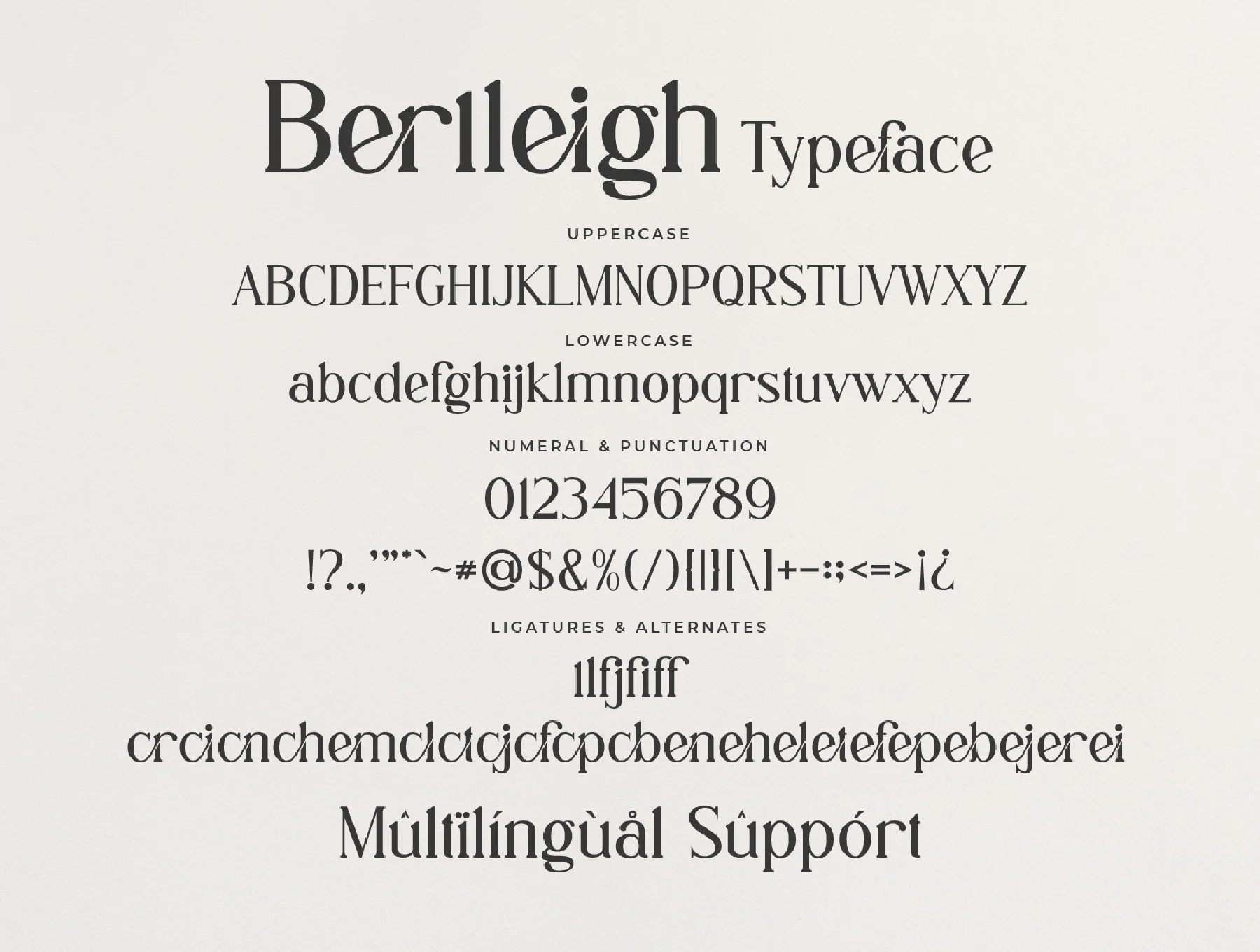 Berlleigh Beautifull Font Duo 6