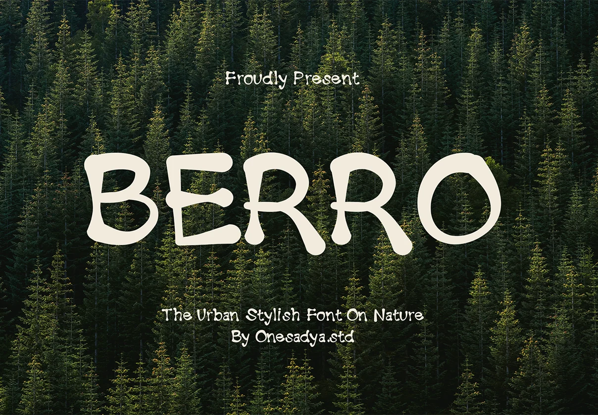 Berro – Handdrawn Display Typeface