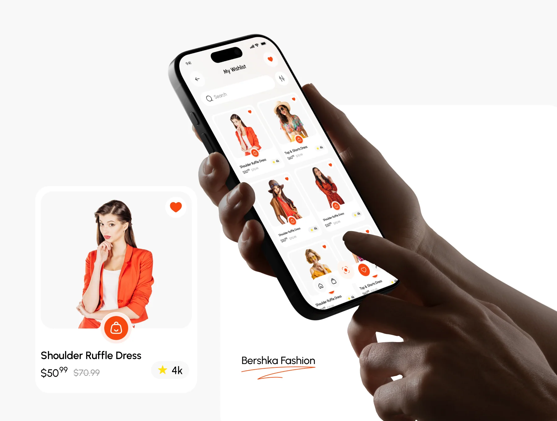 Bershka - Fashion Ecommerce Mobile App UI Kit 5
