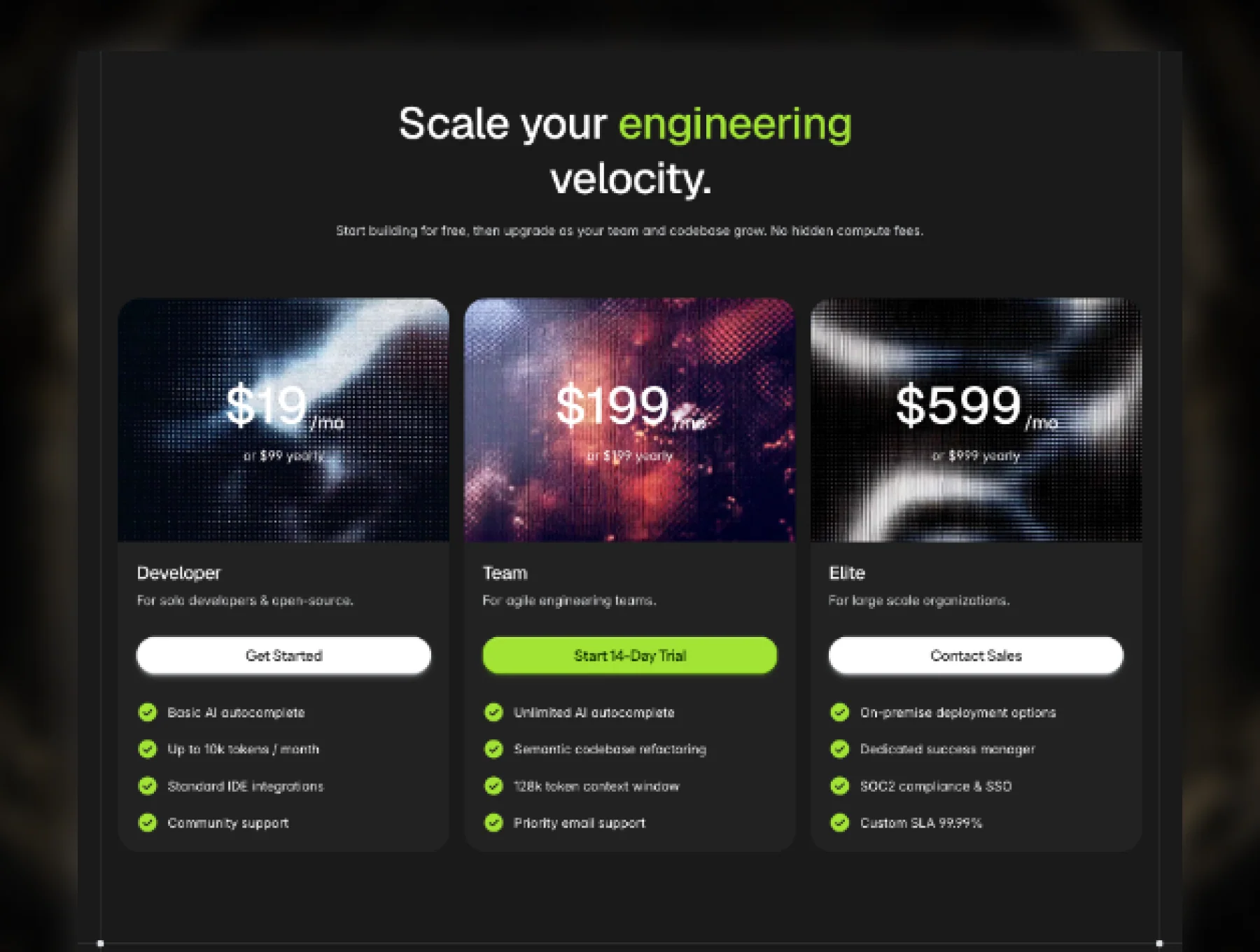 Berux - Developer SaaS & AI Tool Framer Template 3