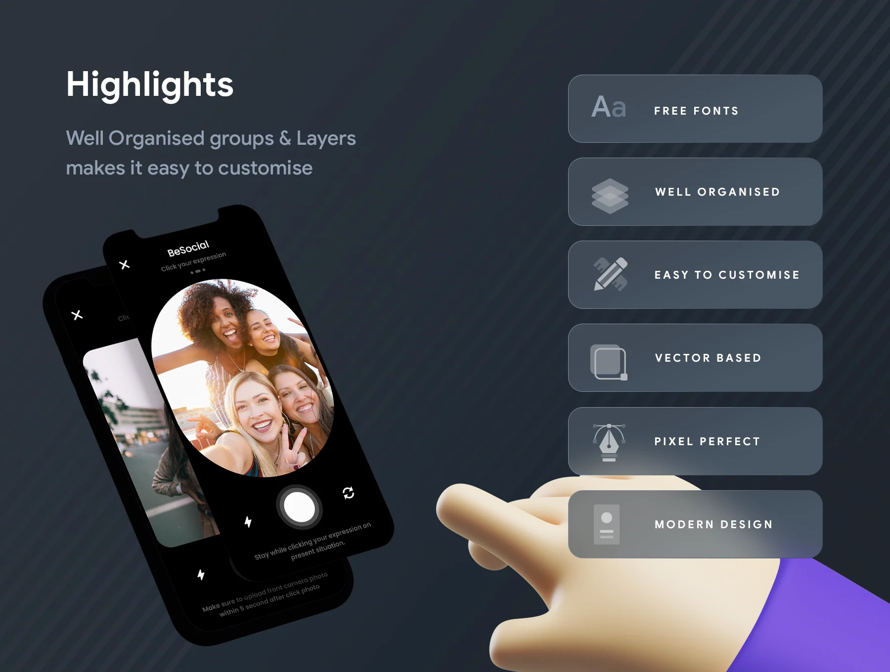 BeSocial Media Photo Sharing App 2