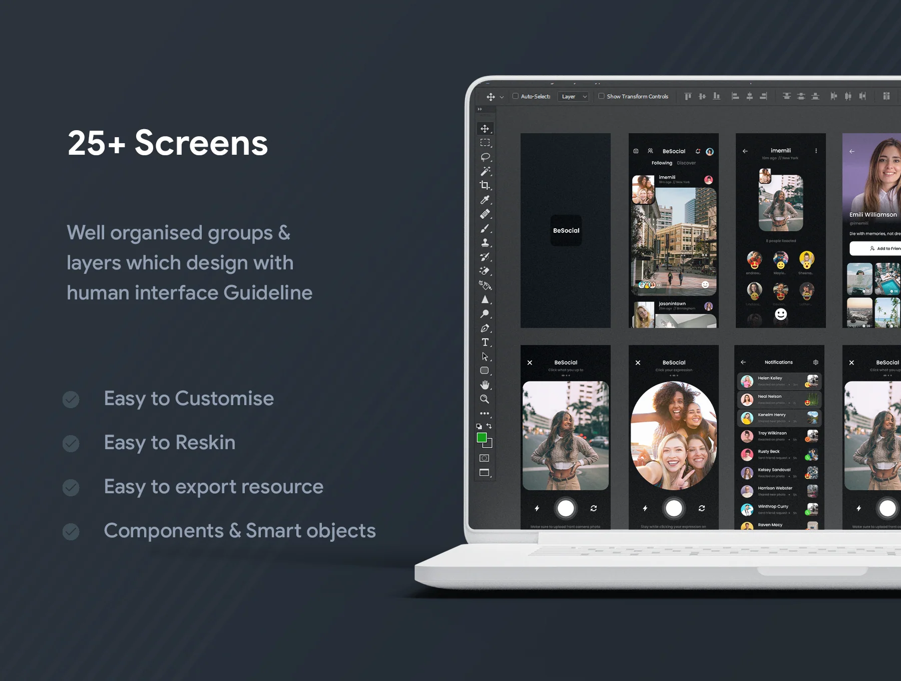 BeSocial Media Photo Sharing App 4