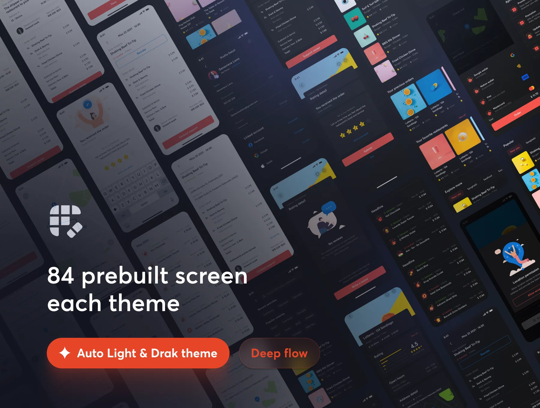 Delaft - Food Ordering App UI Kit 4