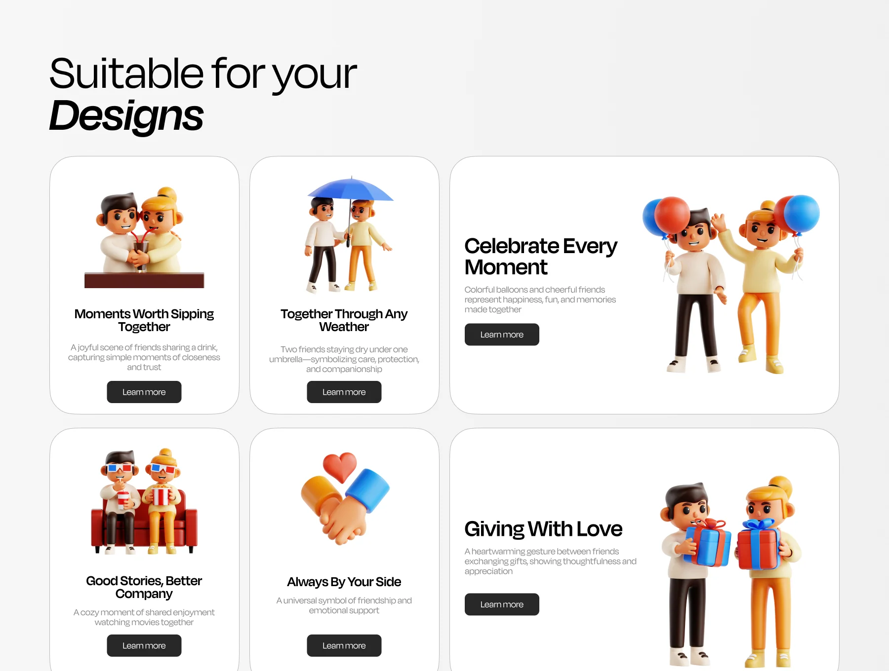 Best Friend 3D Icon Set 3