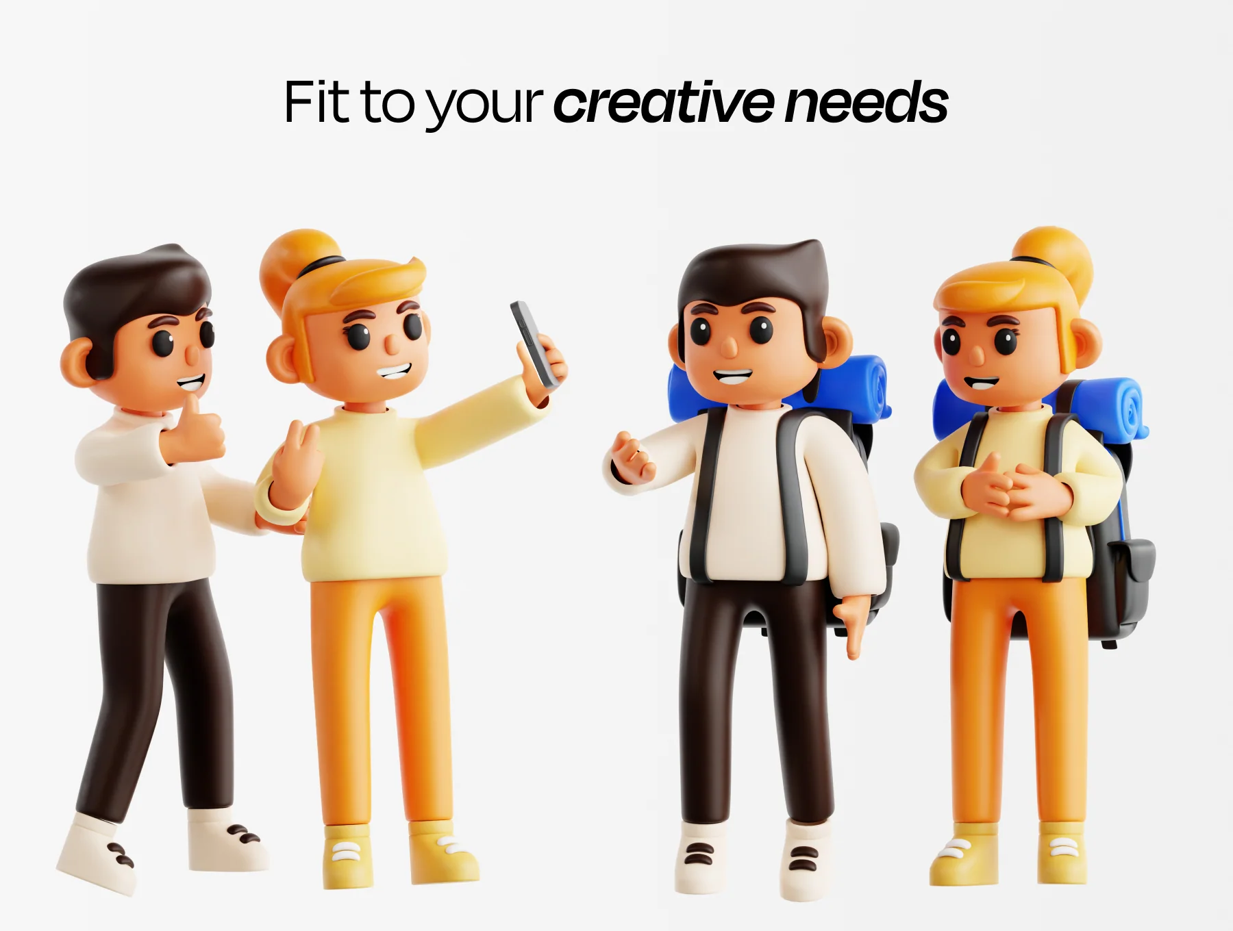 Best Friend 3D Icon Set 4