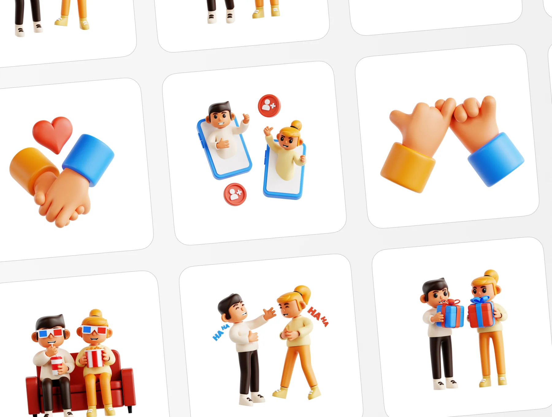 Best Friend 3D Icon Set 5