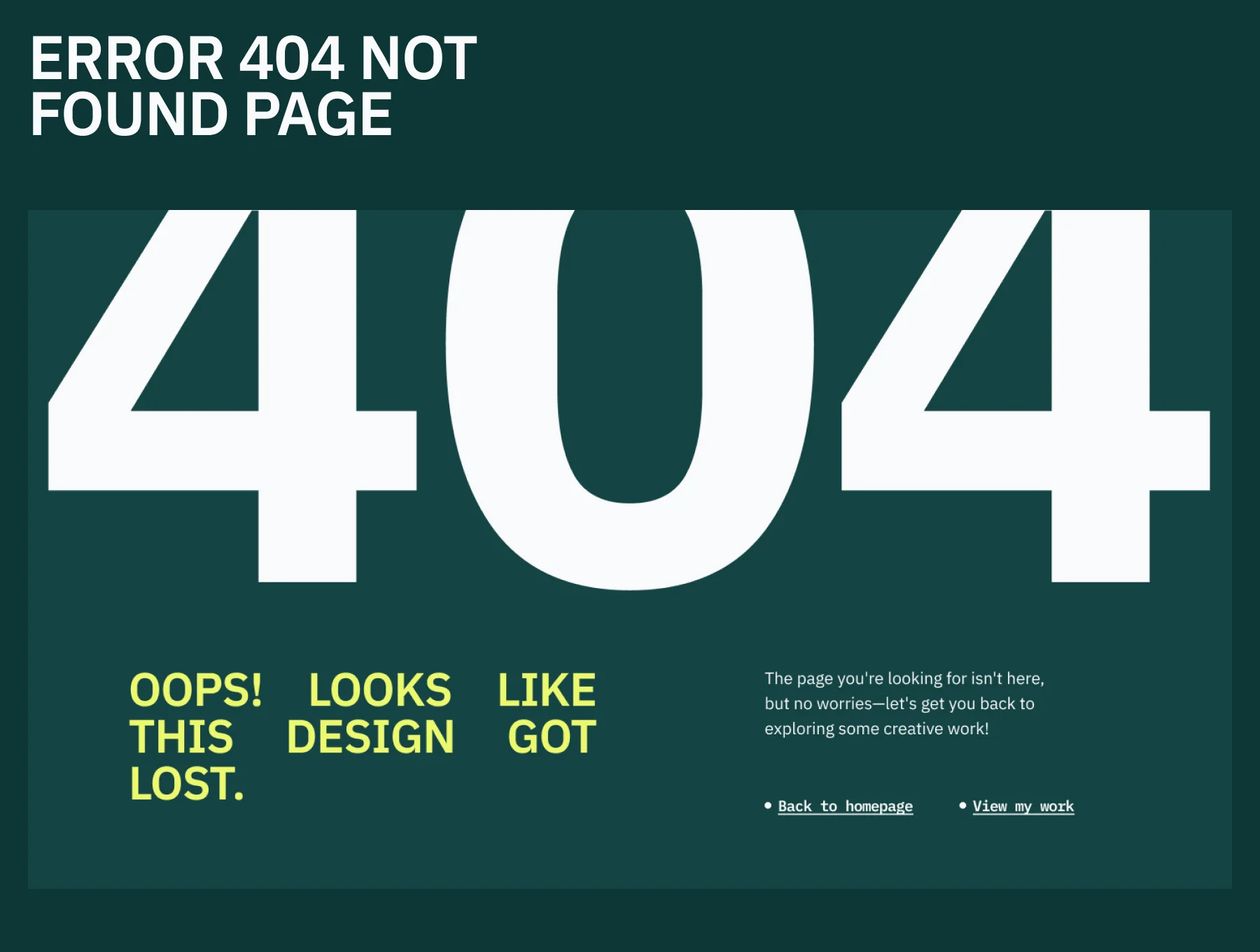 Besta - Designer Portfolio Website Design 6