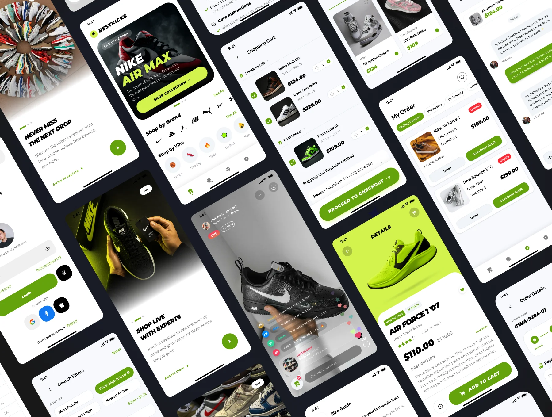 BestKicks - Sneaker E-Commerce - Mobile App UI Kit 3