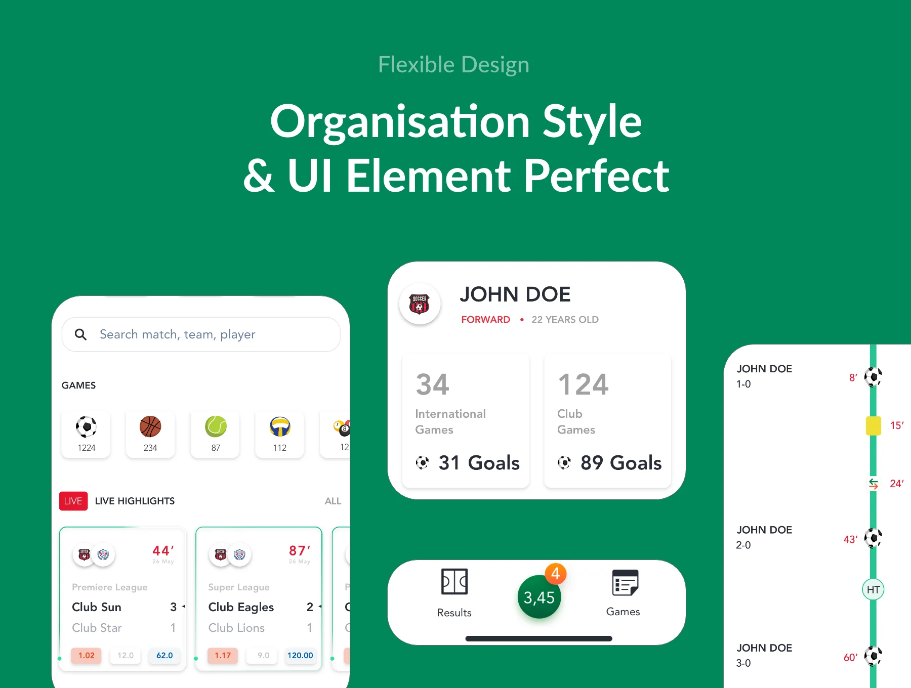 Sport Bets App UI Kit 3