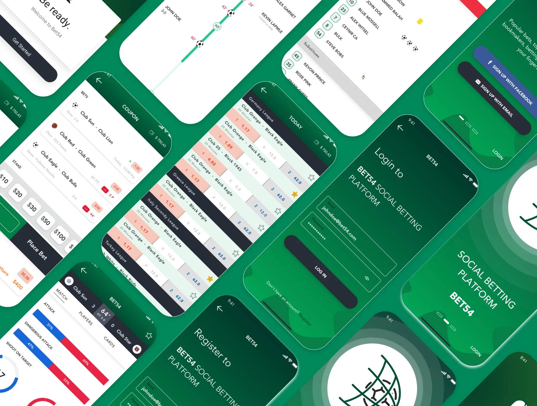 Sport Bets App UI Kit 4