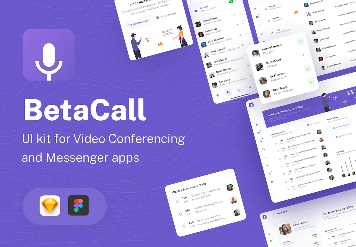 BetaCall UI Kit