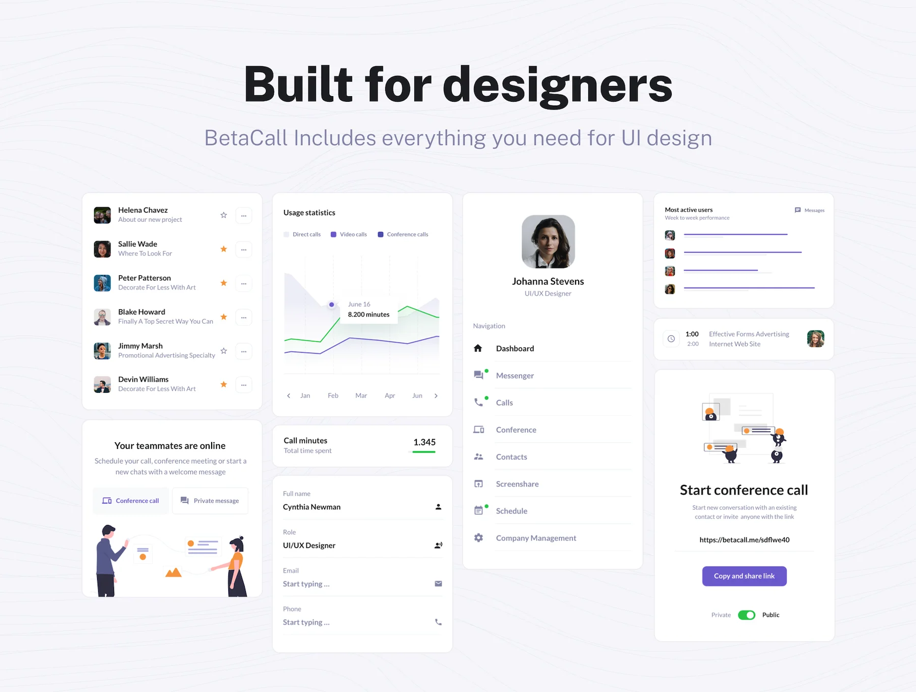 BetaCall UI Kit 3
