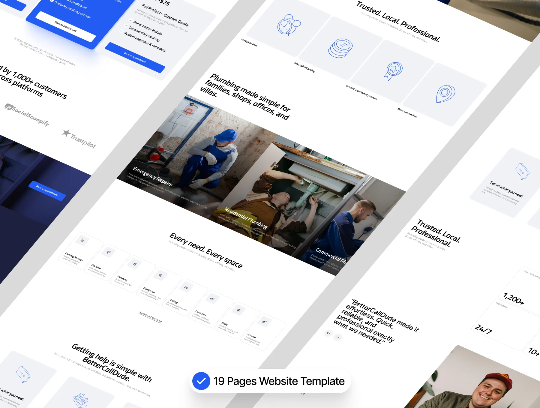 Better Call Dude - Service Business Website Template 2