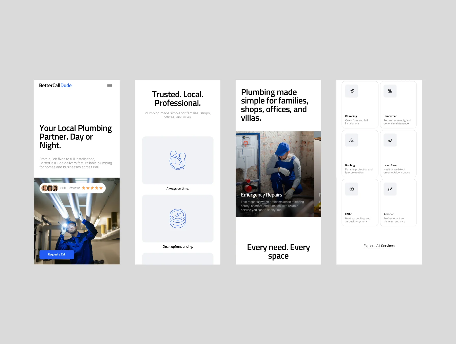 Better Call Dude - Service Business Website Template 4