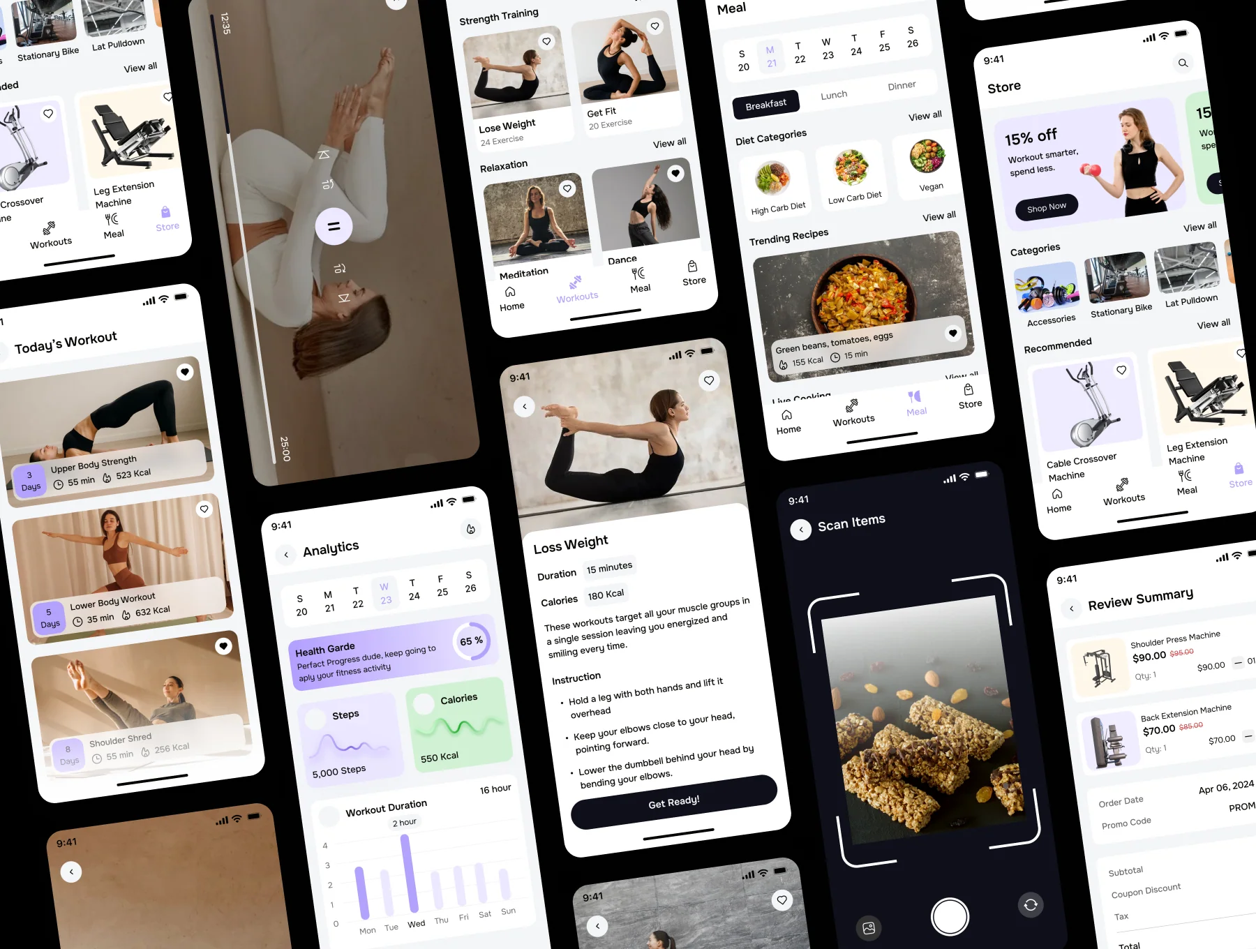 Betterfit me with Store App UI Kit 4