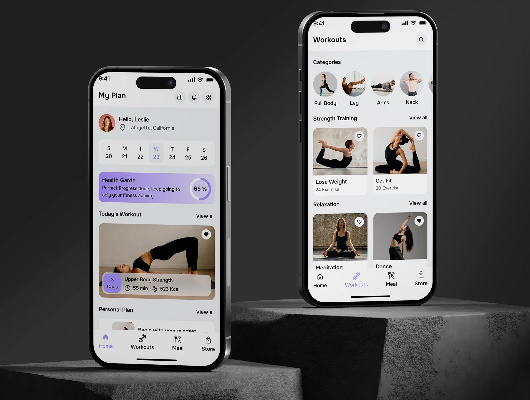 Betterfit me with Store App UI Kit 7