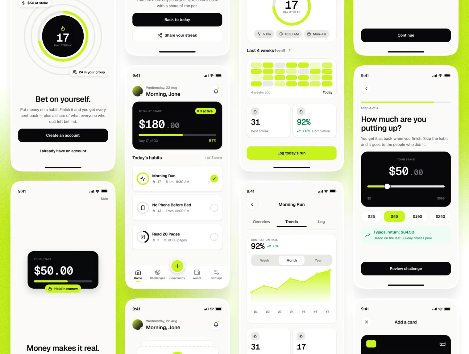 BetterU Habit Staking App UI Kit for Figma 3