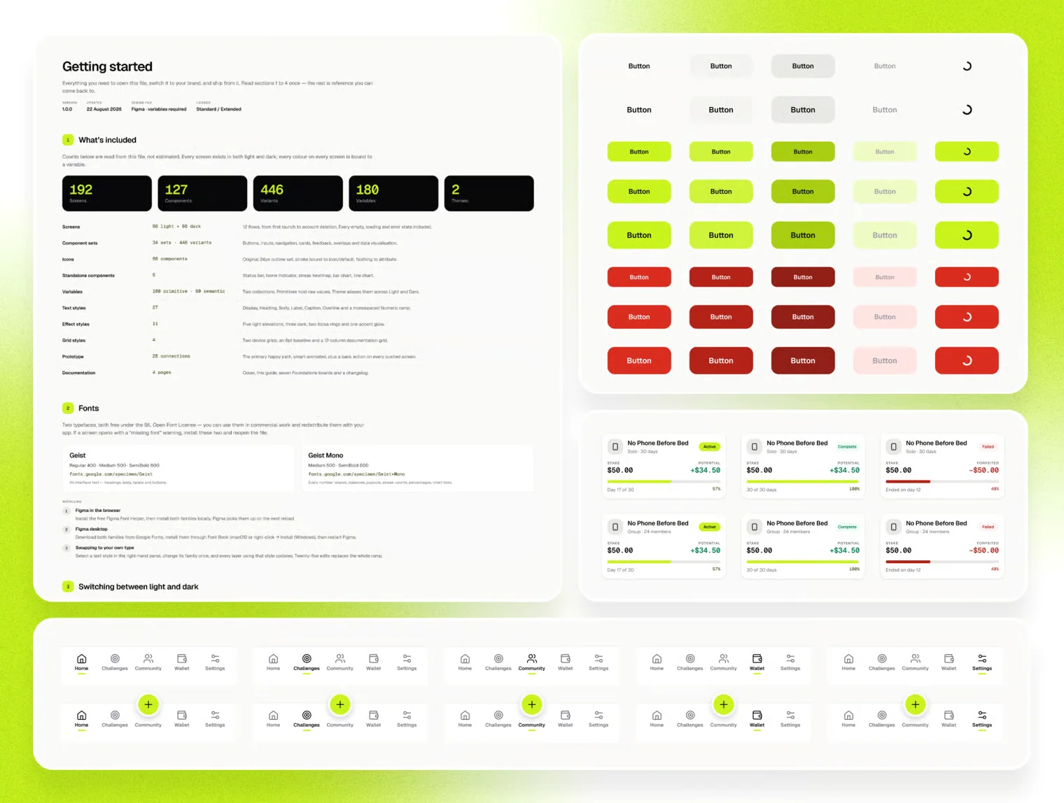 BetterU Habit Staking App UI Kit for Figma 4