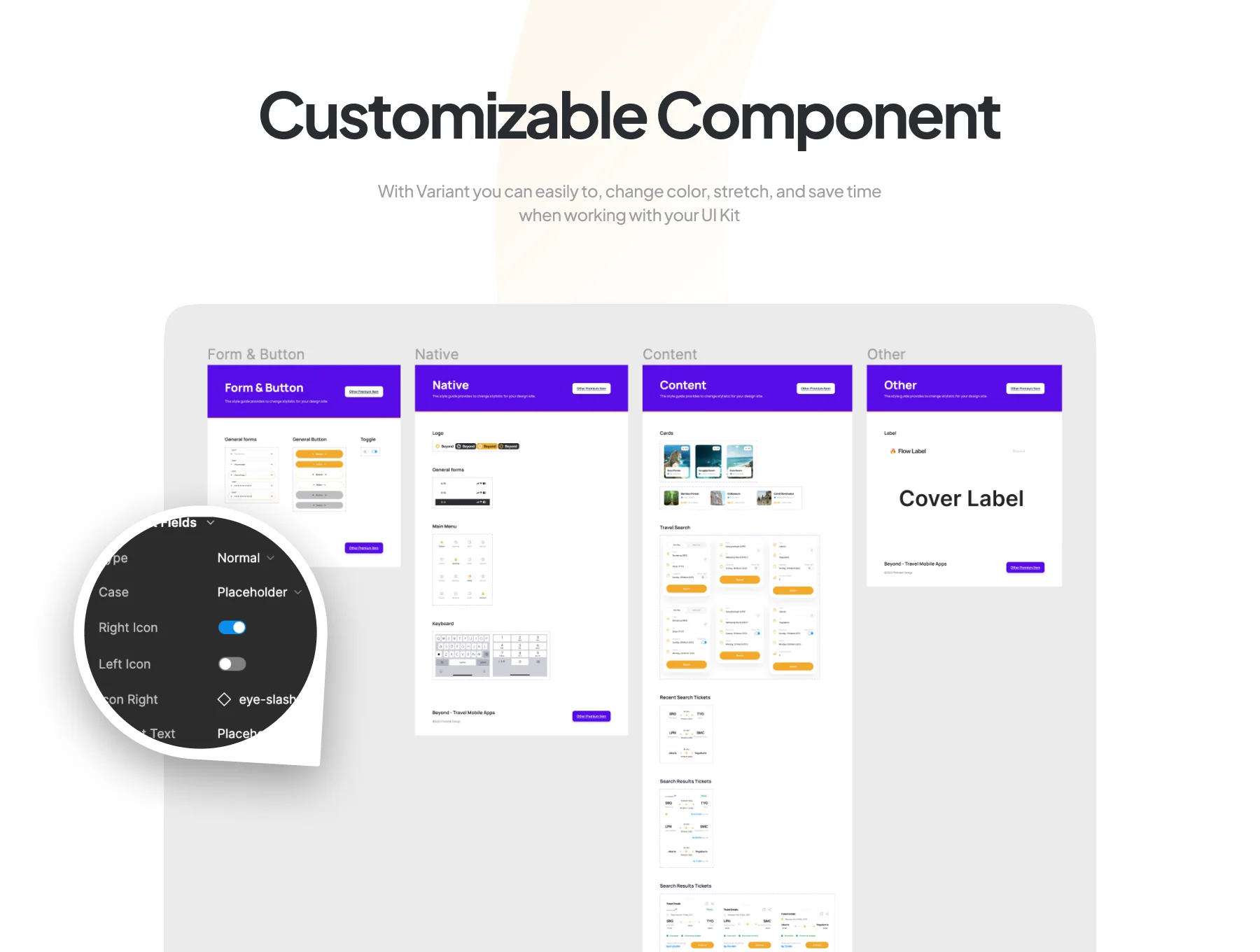 Travel Mobile App UI Kit - Beyond 4