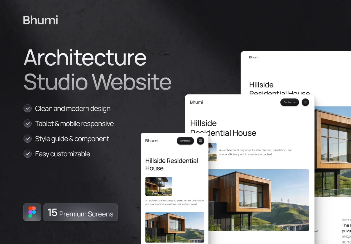 Bhumi - Architecture Studio Website