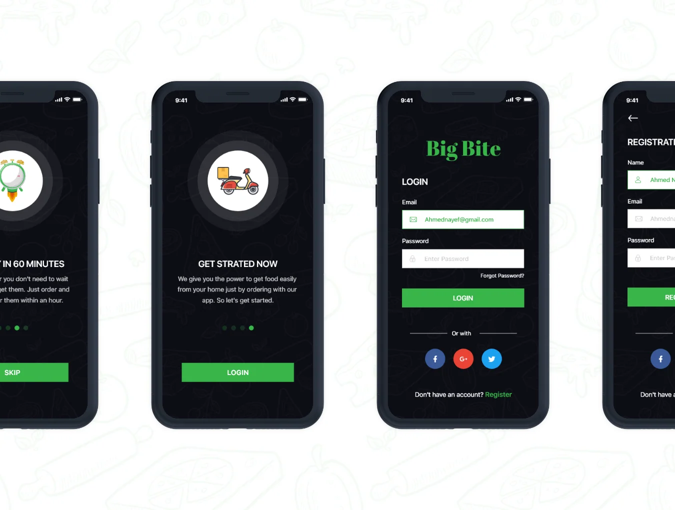 Big Bite iOS UI Kit 4