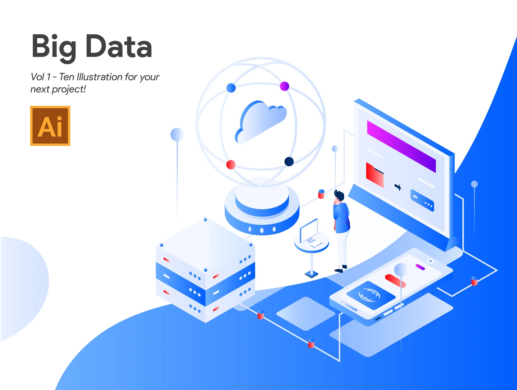 Big Data Illustration Vol 1