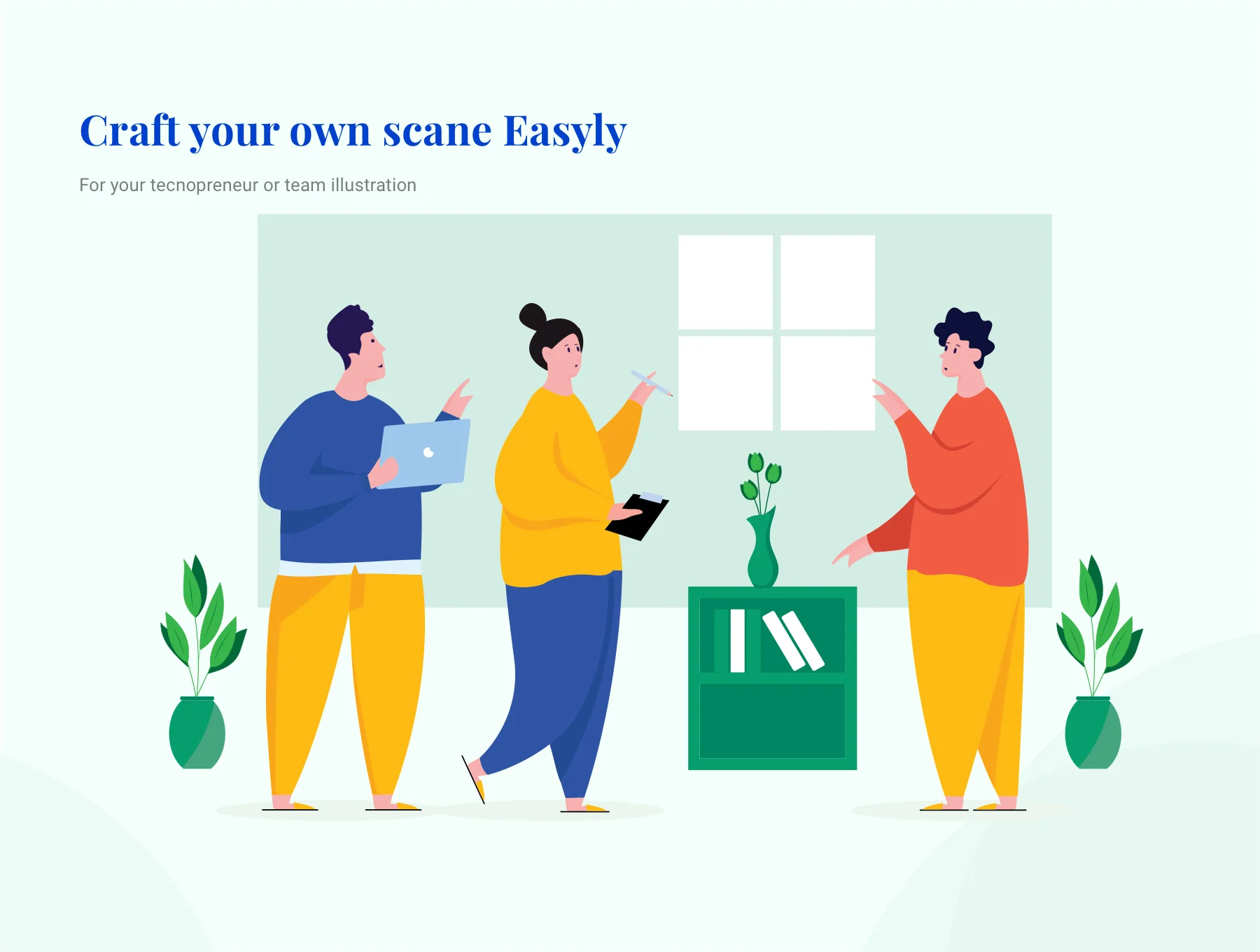 Bigseew - Teknopreneur Team work Illustrations 4