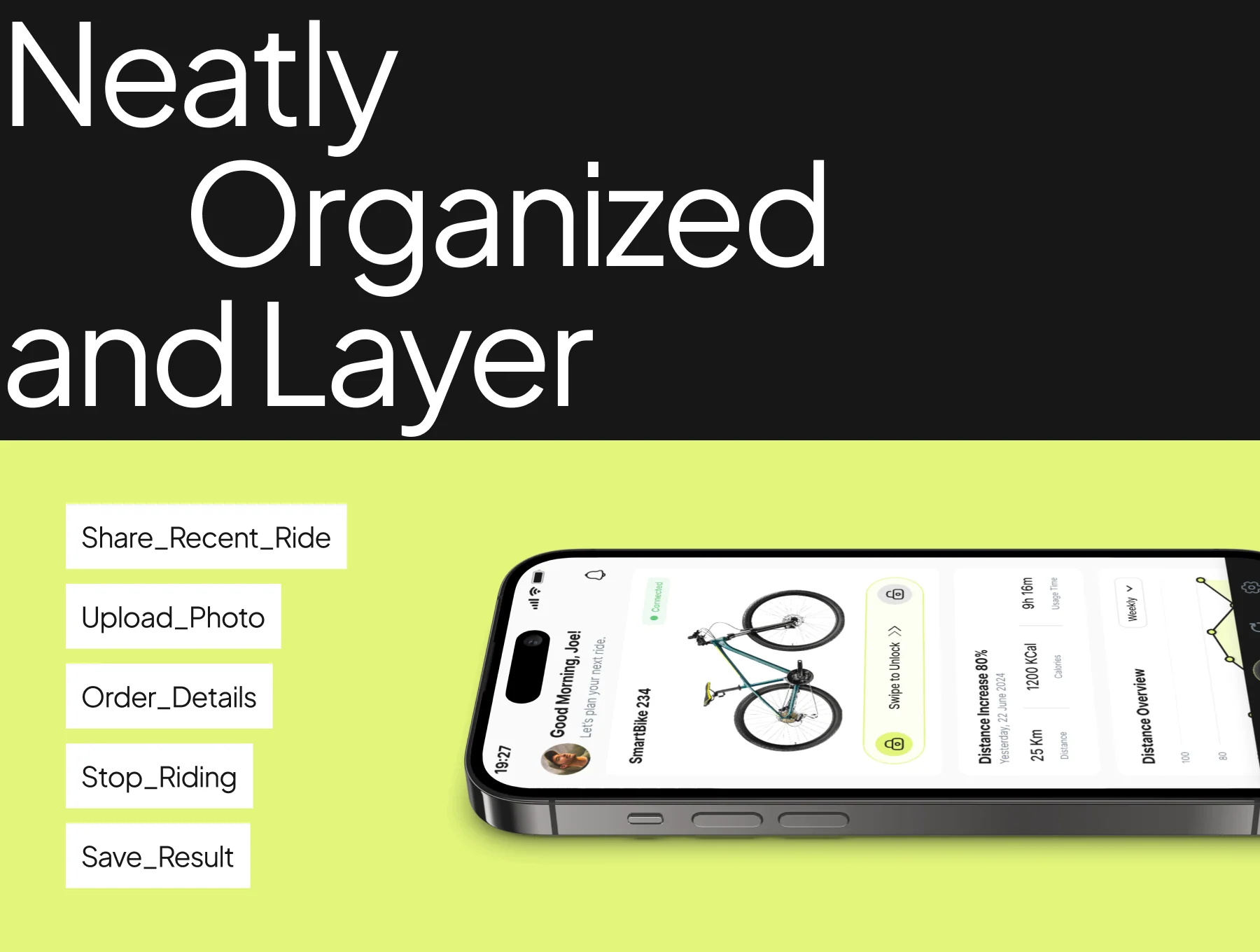 Bike Ride Tracker App UI Kit 4