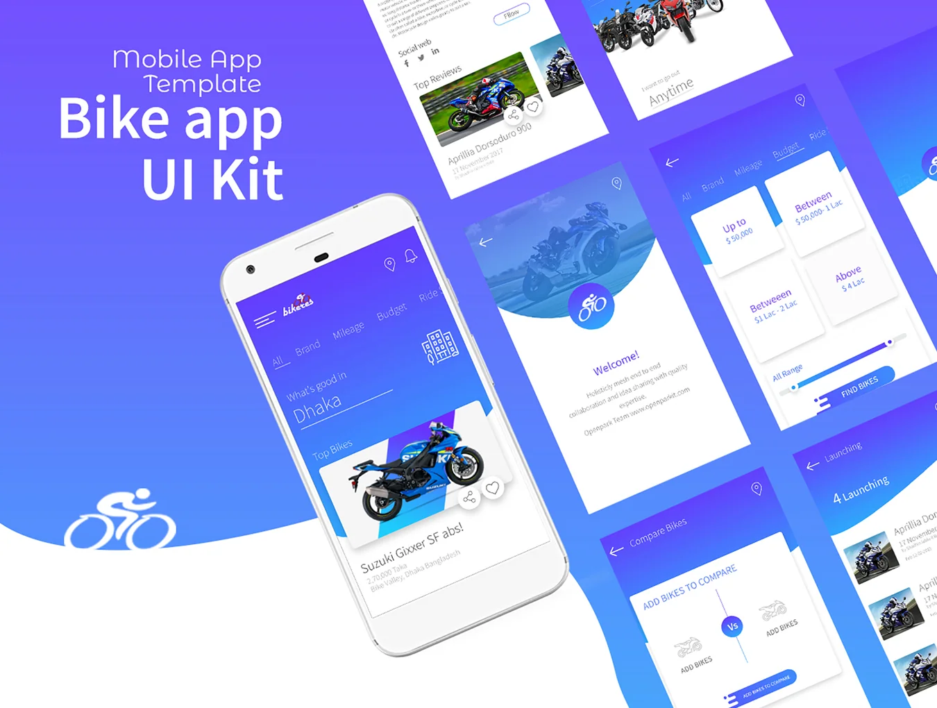 Bikers App UI Kit