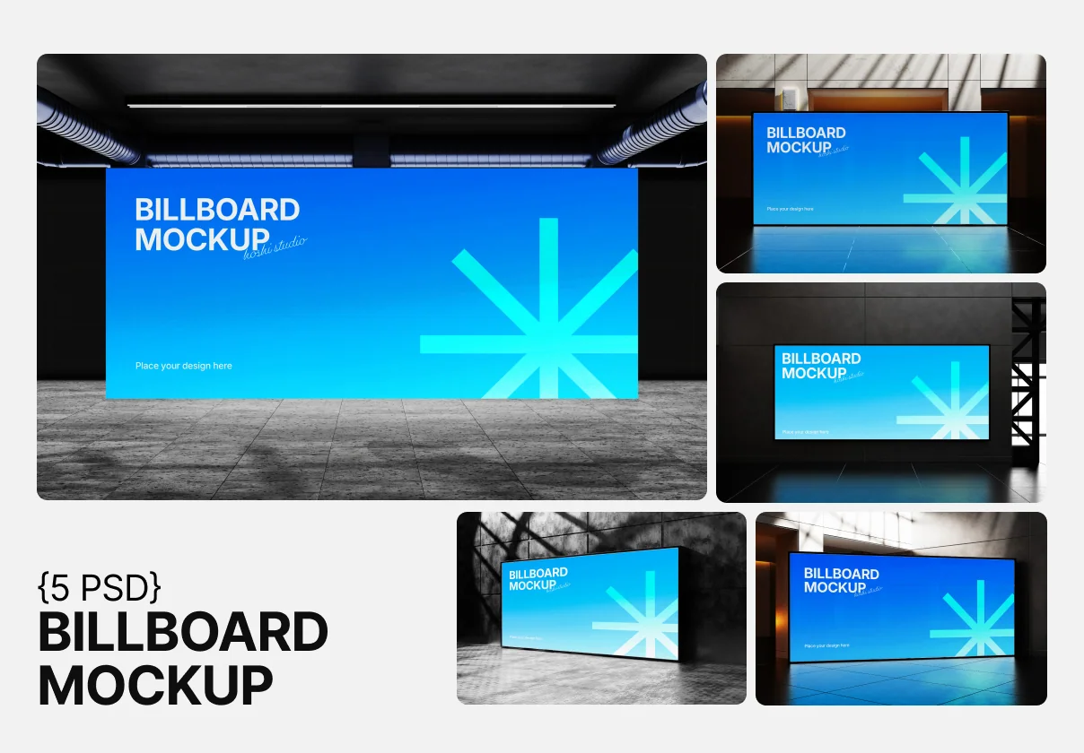 Billboard Mockup - Realistic